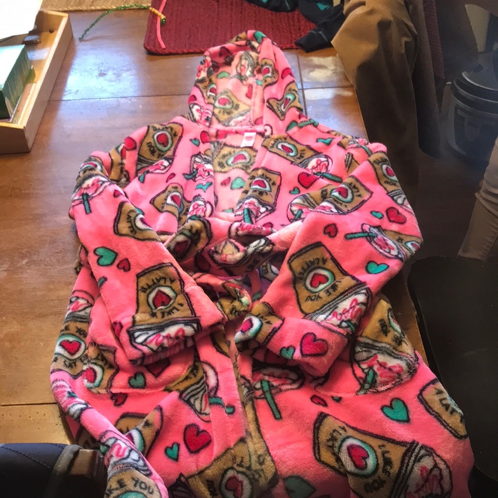 Justice comfy bathrobe